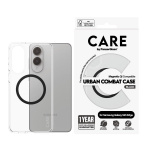 Panzer CARE by PanzerGlass - Flaggskeppsfodral Transparent Urban Combat med svart Qi-kompatibel Samsung S25 Edge Panzer CARE by PanzerGlass - Flaggskeppsfodral Transparent Urban Combat med svart Qi-kompatibel Samsung S25 Edge