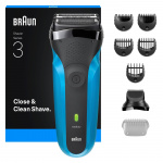 Braun Series 3 Elektrisk rakapparat, Wet & Dry, 310BT - Blue Braun Series 3 Elektrisk rakapparat, Wet & Dry, 310BT - Blue