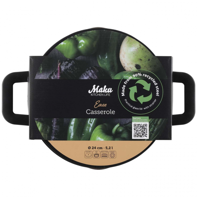 Maku Ease kastrull 24 cm 5,2 L