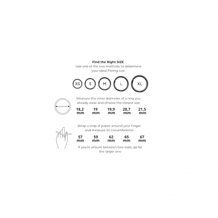 Fitpaddy Fitring Smart Ring med Display XS Fitpaddy Fitring Smart Ring med Display XS