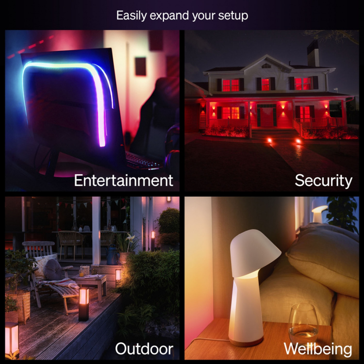 Philips Hue Essential White and color ambiance E27 60W 806lm 3-pack