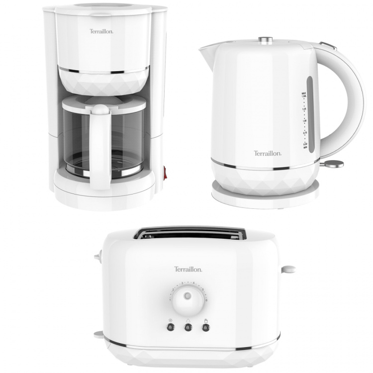 Terraillon Frukostpaket Diamond Serie Vit Terraillon Frukostpaket Diamond Serie Vit