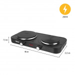 Tristar Kokplatta dubbel 2500W - KP-6152 Tristar Kokplatta dubbel 2500W - KP-6152