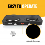 Tristar Kokplatta dubbel 2500W - KP-6152 Tristar Kokplatta dubbel 2500W - KP-6152