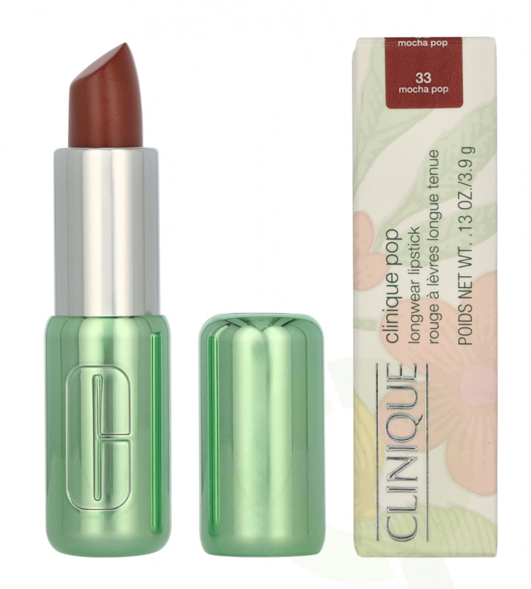 Clinique Pop Longwear Satin Lipstick 3.9 g #33 Mocha Pop
