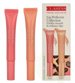 Clarins Natural Lip Perfector Set 24 ml #01 Rose Shimmer 12ml/ #02 Apricot Shimmer 12ml