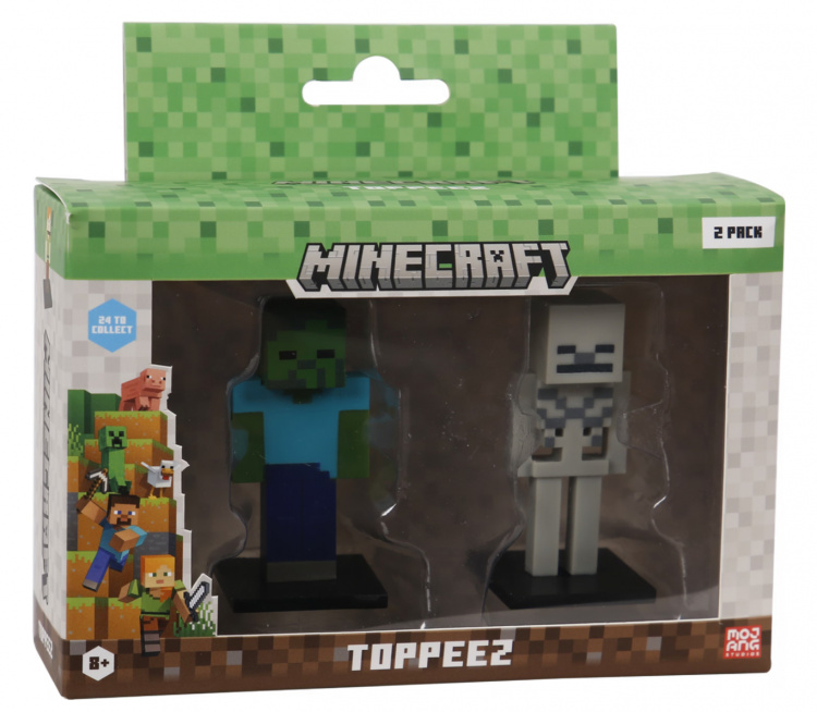 MINECRAFT 3D Figure 2 Pack Window Box (Säljes osorterade)