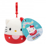 Squishmallows 9 cm Clip-on Hello Kitty och vänner - Hello Kitty
