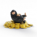 Schleich Niffler med guld (14905)