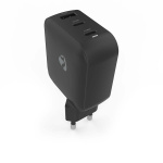 Nedis Väggladdare | 100 W | GaN | PD3.0 | Snabbladdnings funktion | 2.5 / 3.0 / 5.0 A | Antal utgångar: 3 | USB-A / 2x USB-C™ | Automatiskt val av Spänning | Svart Nedis Väggladdare | 100 W | GaN | PD3.0 | Snabbladdnings funktion | 2.5 / 3.0 / 5.0 A | Antal utgångar: 3 | USB-A / 2x USB-C™ | Automatiskt val av Spänning | Svart