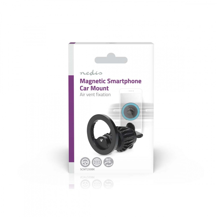 Nedis Smartphone Bil Fäste | Magnetisk | Luftventil i bilen | Universella | Justerbar vinkel Nedis Smartphone Bil Fäste | Magnetisk | Luftventil i bilen | Universella | Justerbar vinkel