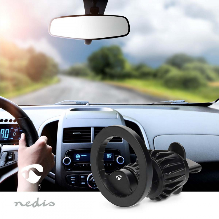 Nedis Smartphone Bil Fäste | Magnetisk | Luftventil i bilen | Universella | Justerbar vinkel Nedis Smartphone Bil Fäste | Magnetisk | Luftventil i bilen | Universella | Justerbar vinkel