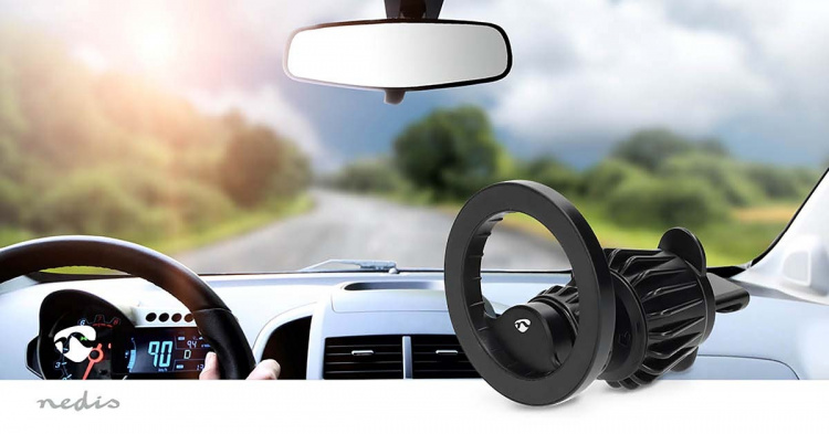 Nedis Smartphone Bil Fäste | Magnetisk | Luftventil i bilen | Universella | Justerbar vinkel Nedis Smartphone Bil Fäste | Magnetisk | Luftventil i bilen | Universella | Justerbar vinkel
