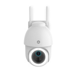 Nedis SmartLife Utomhus Kamera | Spotlight | 3MP Full HD 1296p | Panorera lutning | IP65 | Max. batteritid: 3 Månader | microSD (ingår inte) / Molnlagring (tillval) | 5 V DC | Med rörelsesensor | Nattsikt | Vit Nedis SmartLife Utomhus Kamera | Spotlight | 3MP Full HD 1296p | Panorera lutning | IP65 | Max. batteritid: 3 Månader | microSD (ingår inte) / Molnlagring (tillval) | 5 V DC | Med rörelsesensor | Nattsikt | Vit