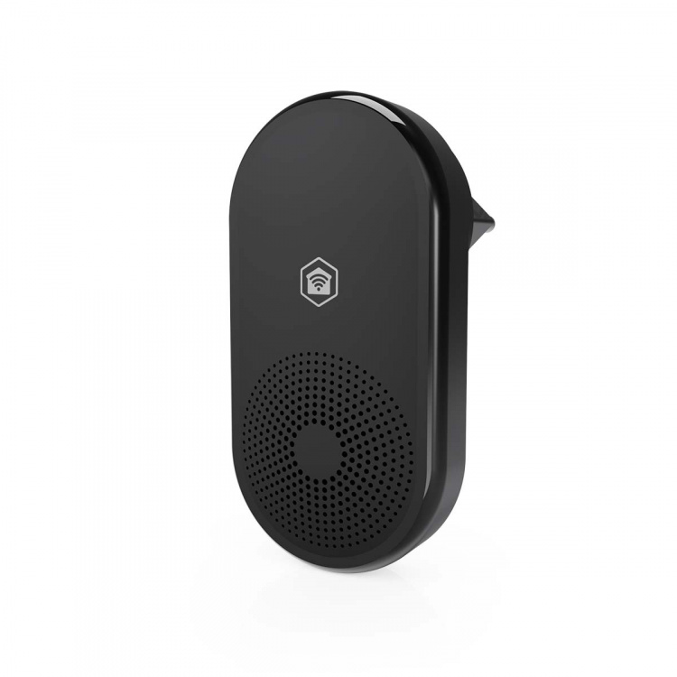Nedis SmartLife Ringklocka | RF, frequency 433 Mhz | Tillbehör till: WIFICDP11BK / WIFICDP21BK / WIFICDP31BK | Strömadapter | 55 Ljud | 110 - 240 V AC 50/60 Hz | Justerbar volym | Svart Nedis SmartLife Ringklocka | RF, frequency 433 Mhz | Tillbehör till: WIFICDP11BK / WIFICDP21BK / WIFICDP31BK | Strömadapter | 55 Ljud | 110 - 240 V AC 50/60 Hz | Justerbar volym | Svart