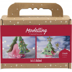 Mini Craft Kit Modellering - Julgransmonster - blandade färger (977829)