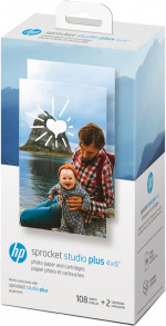 HP Sprocket Studio Plus-bläckpatron 108-pack (HPIS4X6C108)