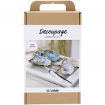 Creative Toys Creativ - Pysselkit Decoupage, Ostronskal, blå, (977787)