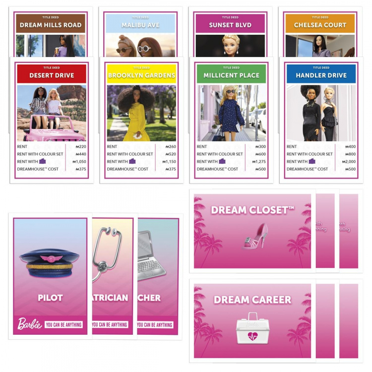 Hasbro gaming Brädspel Monopoly Barbie (EN)