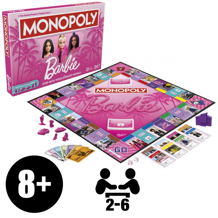 Hasbro gaming Brädspel Monopoly Barbie (EN)