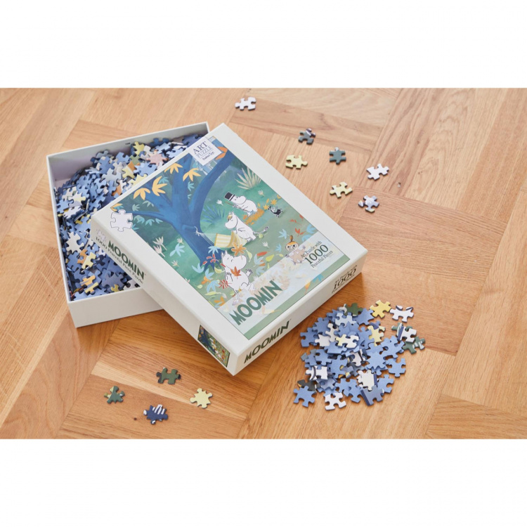 Moomin Pussel 1000 Pcs Art Puzzle In The Forest