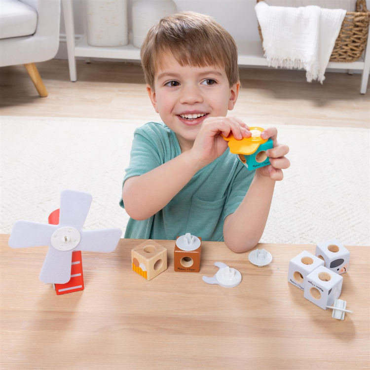 Melissa & Doug Blockables Farm Friends