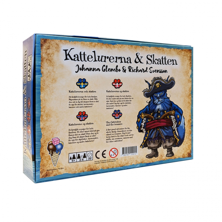 SPELKORTSFÖRLAGET Spel Kattelurerna & Skatten (SE/DK/NO/EN)