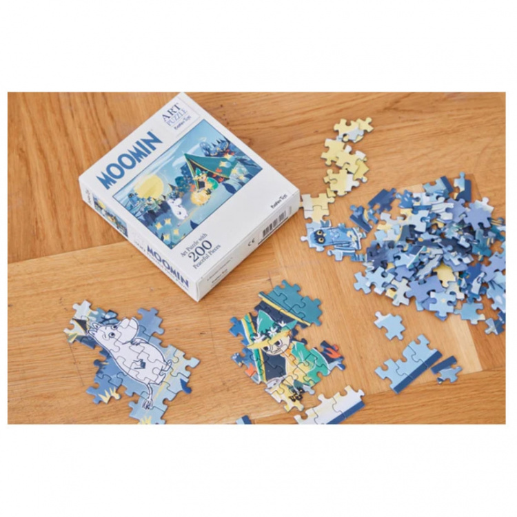 Moomin Pussel 200 Pcs Art Puzzle Blå