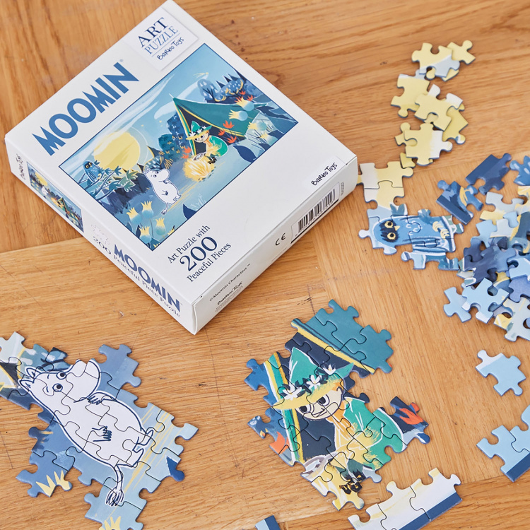 Moomin Pussel 200 Pcs Art Puzzle Blå