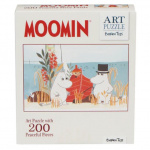 Moomin Pussel 200 Pcs Art Puzzle Röd