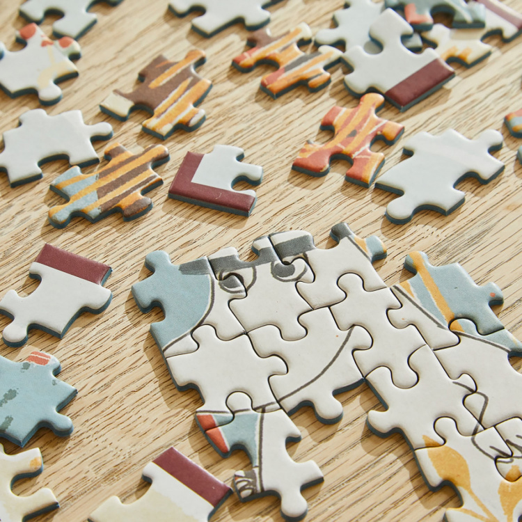 Moomin Pussel 200 Pcs Art Puzzle Röd