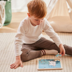 Moomin Pussel 16 Pcs Wooden Puzzle Fishing