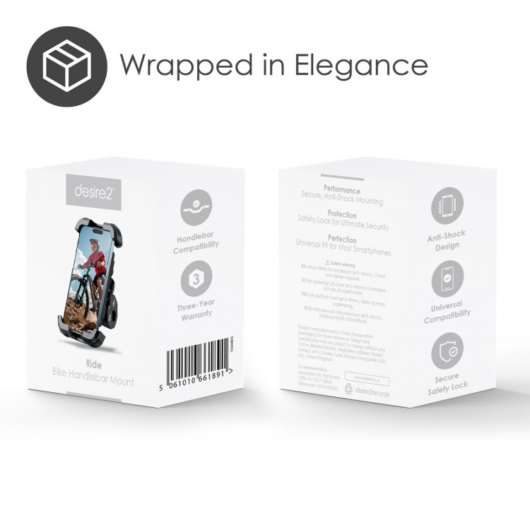 Desire2 Cykelhållare Ride Låsbar