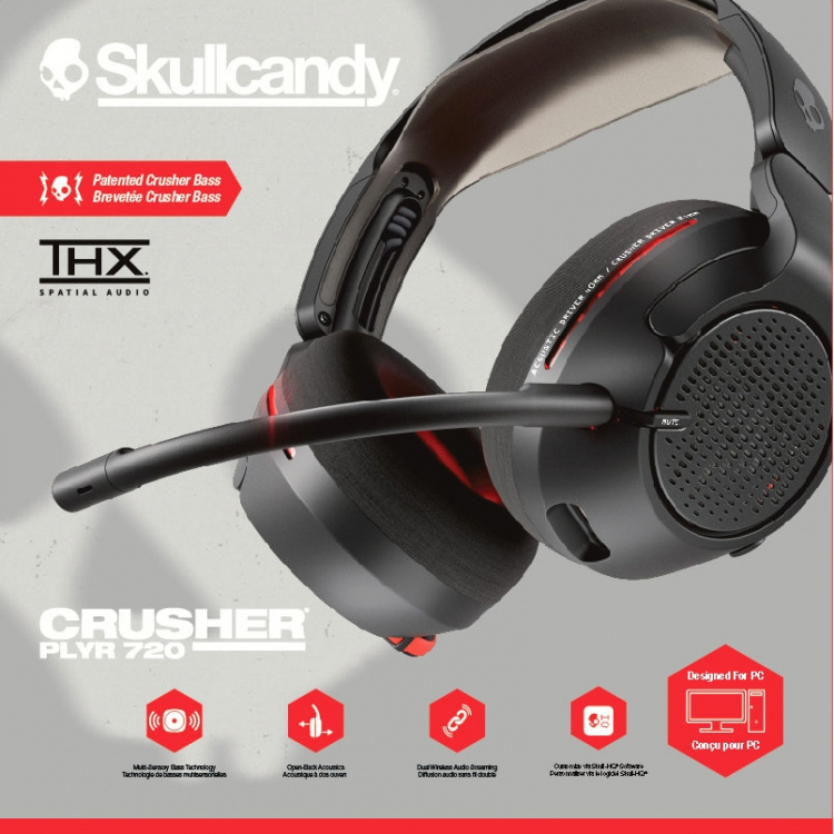 Skullcandy Gaming Headset Crusher PLYR 720 Trådlös XBOX