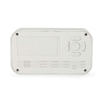 Nedis Digital skrivbords alarmklocka | LCD | Bakgrundsbelysning | Snooze-funktion | Datum display | Timer funktion | Vit
