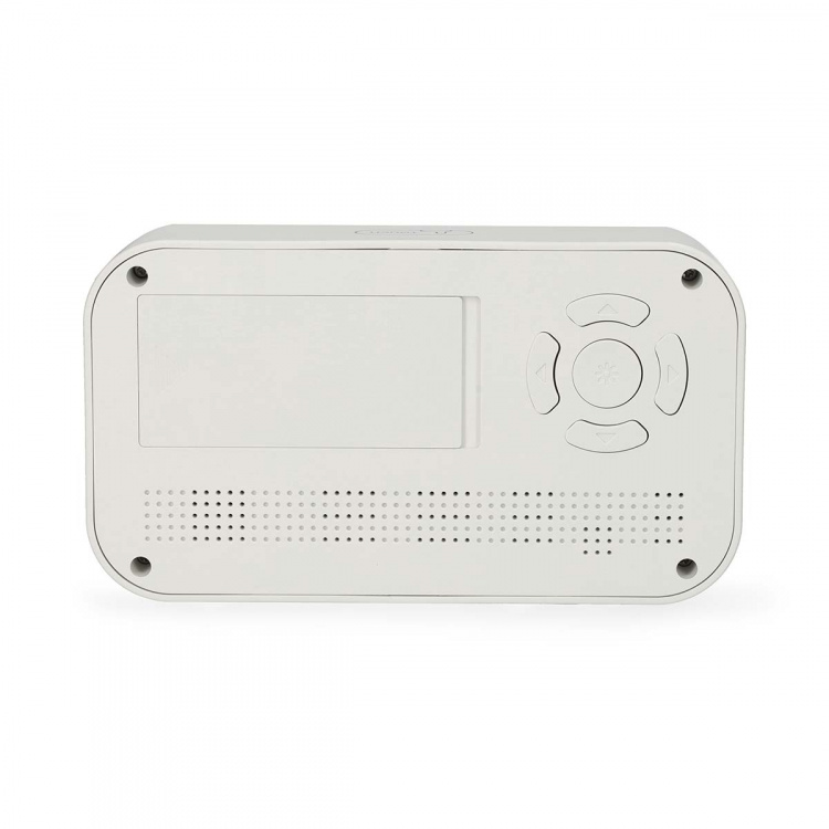 Nedis Digital skrivbords alarmklocka | LCD | Bakgrundsbelysning | Snooze-funktion | Datum display | Timer funktion | Vit