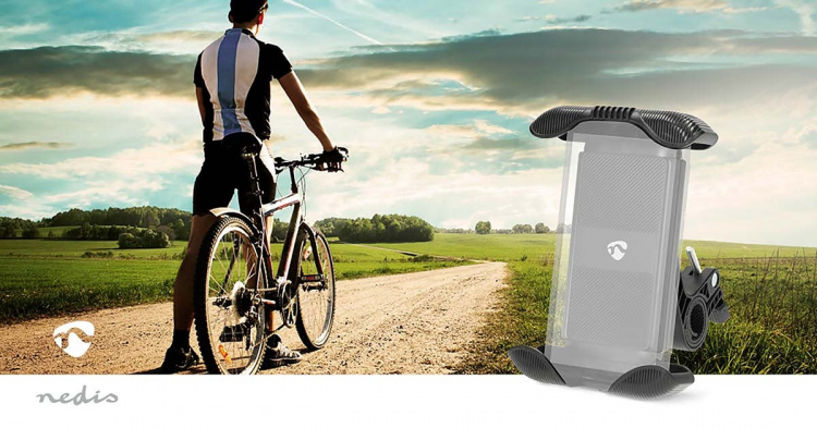 Nedis Smartphone cykel fäste | Universella | Fullständigt justerbar | Juserbar