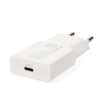 Nedis Väggladdare | 20 W | GaN | PD3.0 | Snabbladdnings funktion | 1.67 A / 2.22 A / 3.0 A | Antal utgångar: 1 | USB-C™ | Automatiskt val av Spänning | Vit