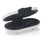 Trebs Våffeljärn dubbel hjärtformad Vit