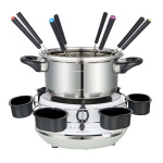 MELISSA Elektrisk fondue 2L 1200W Rostfritt stål / Vit MELISSA Elektrisk fondue 2L 1200W Rostfritt stål / Vit