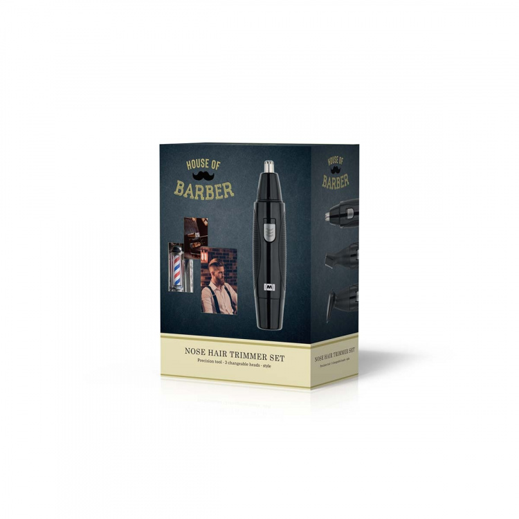MELISSA Näshårstrimmer set 1,5W Svart