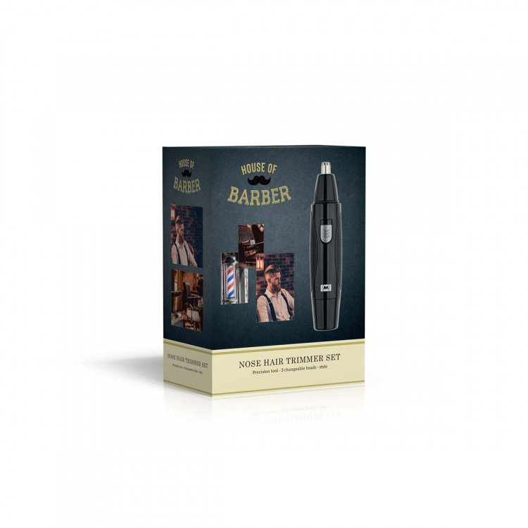 MELISSA Näshårstrimmer set 1,5W Svart