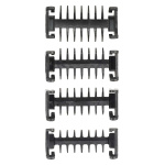 MELISSA Uppladdningsbar skägg- och kroppstrimmer med ultratunn rakhyvel, inklusive 4 distanskammar Svart MELISSA Uppladdningsbar skägg- och kroppstrimmer med ultratunn rakhyvel, inklusive 4 distanskammar Svart