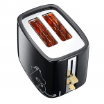 Moomin Keramisk brödrost 2 skivor svart 875W