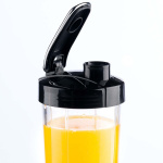 Trebs Smoothie-to-go pro drickkopp Comfortjuicer 450 ml för skola, arbete eller gym - Svart