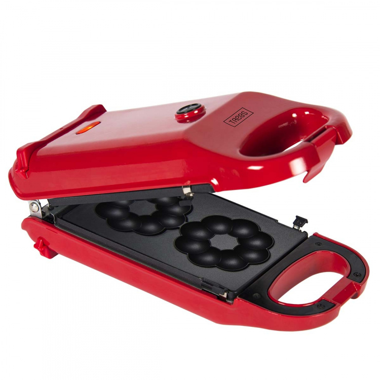 Trebs 6-i-1 Snack Maker / Comfortcook för läckra våfflor, munkar, cake pops, madeleinekakor, våffelskålar för glass och minikakor