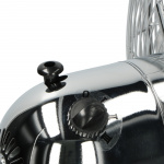 Trebs bordsfläkt metall 12 tum Silver