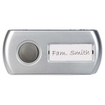 Alecto Trådlös dörrklocka Svart / Silver