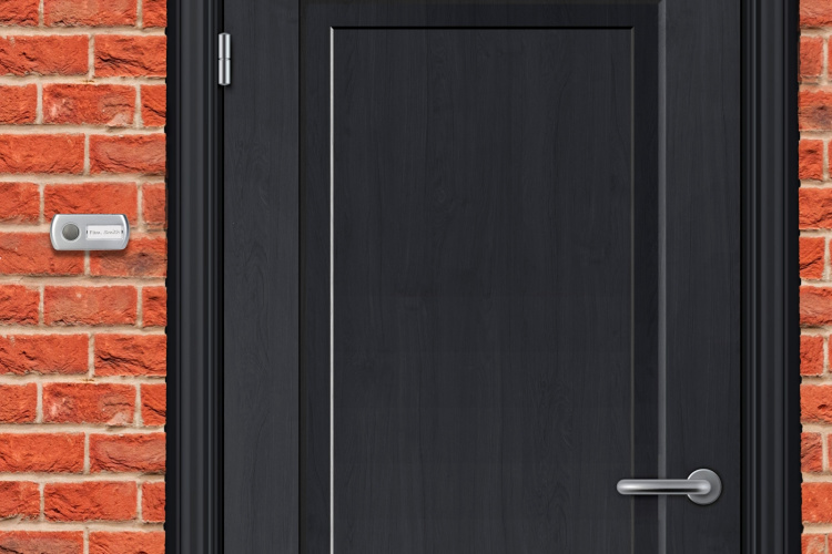 Alecto Trådlös dörrklocka Svart / Silver