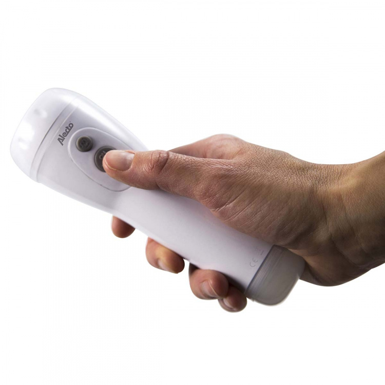 Alecto Uppladdningsbar LED-ficklampa Vit